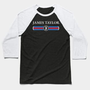 Graphic James Name Vintage Birthday Retro Gift Baseball T-Shirt